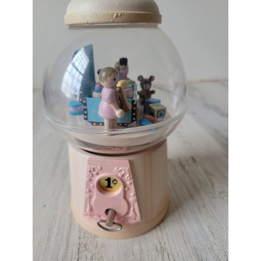 Enesco children's marching song bubble gum machine rare vintage musical‎